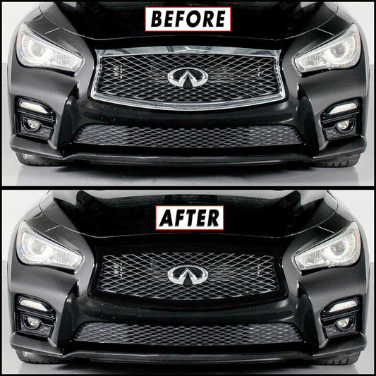 Blackout package - Vinyl Chrome Delete: Grille