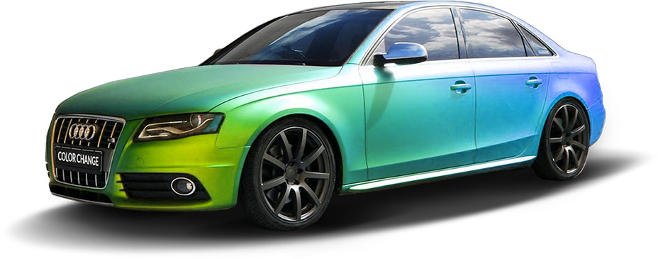 Full Vehicle Vinyl Wrap - Sedan Color Change