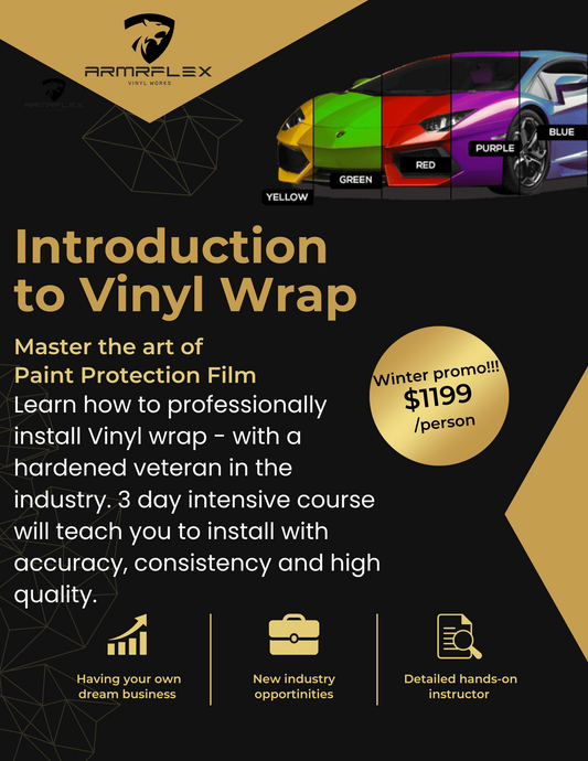 Vinyl Wrap Color Change Training Course - March PROMO