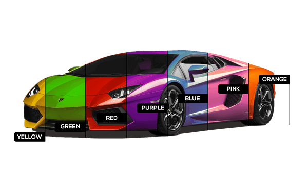 Full Vehicle Vinyl Wrap - Supercar Color Change