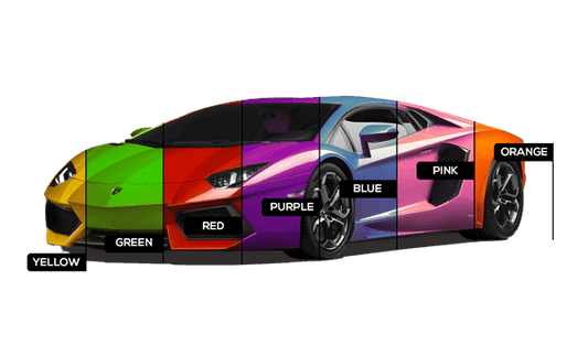 Full Vehicle Vinyl Wrap - Supercar Color Change